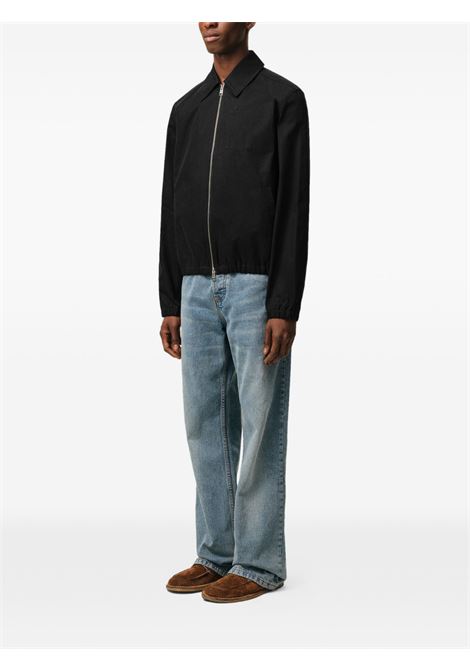 giacca adc zipped uomo nera AMI PARIS | HJK884.CO0132001